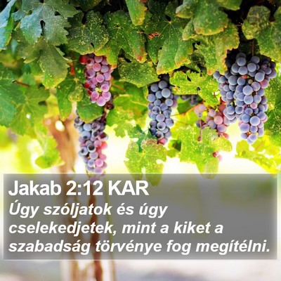 Jakab 2:12 KAR Bible Verse Image