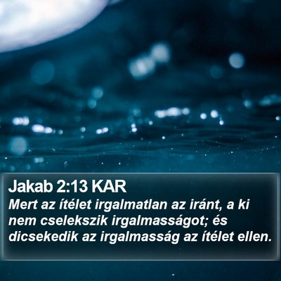 Jakab 2:13 KAR Bible Verse Image