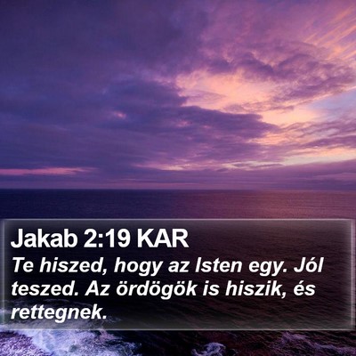 Jakab 2:19 KAR Bible Verse Image