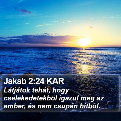 Jakab 2:24 KAR Bible Verse Image