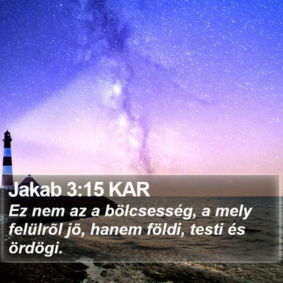 Jakab 3:15 KAR Bible Verse Image