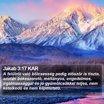Jakab 3:17 KAR Bible Verse Image