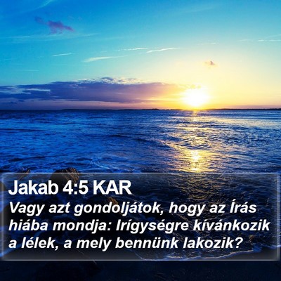 Jakab 4:5 KAR Bible Verse Image