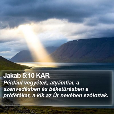 Jakab 5:10 KAR Bible Verse Image