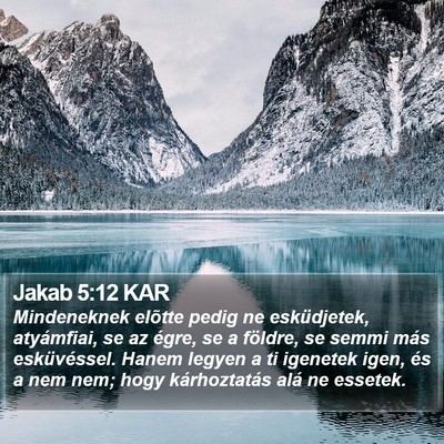 Jakab 5:12 KAR Bible Verse Image