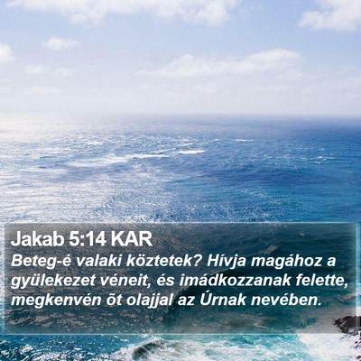 Jakab 5:14 KAR Bible Verse Image