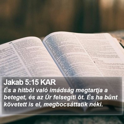 Jakab 5:15 KAR Bible Verse Image