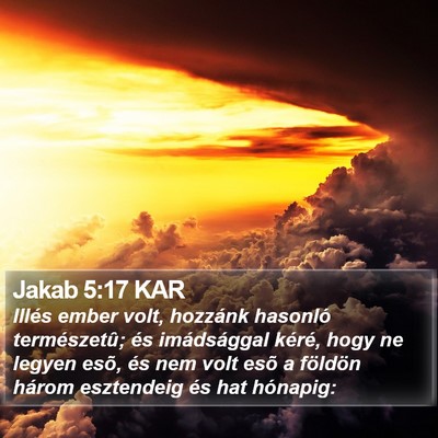 Jakab 5:17 KAR Bible Verse Image