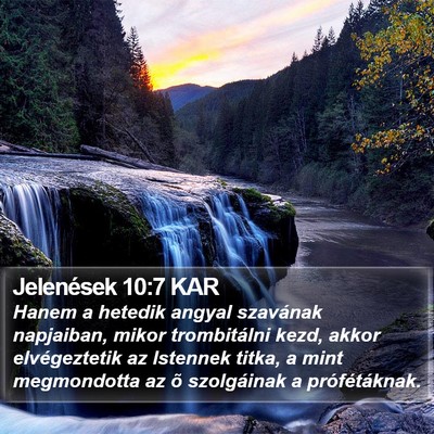 Jelenések 10:7 KAR Bible Verse Image