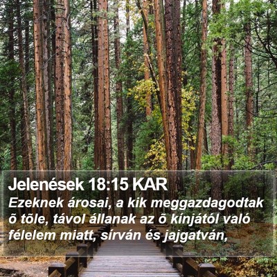 Jelenések 18:15 KAR Bible Verse Image