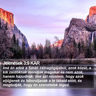Jelenések 3:9 KAR Bible Verse Image