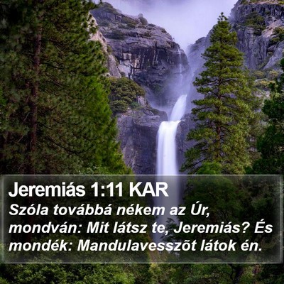 Jeremiás 1:11 KAR Bible Verse Image