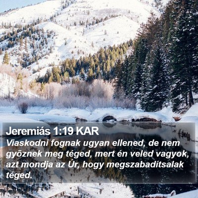 Jeremiás 1:19 KAR Bible Verse Image