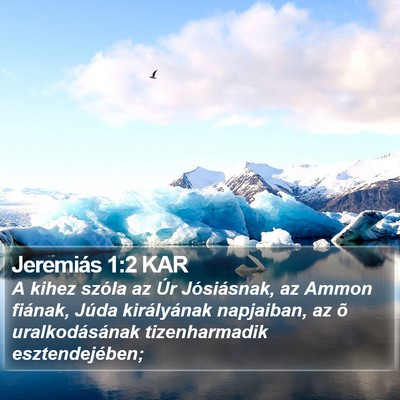 Jeremiás 1:2 KAR Bible Verse Image