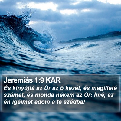 Jeremiás 1:9 KAR Bible Verse Image