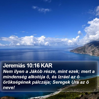 Jeremiás 10:16 KAR Bible Verse Image