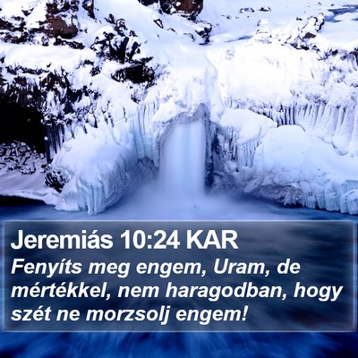 Jeremiás 10:24 KAR Bible Verse Image