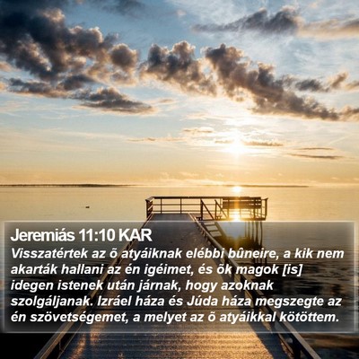 Jeremiás 11:10 KAR Bible Verse Image