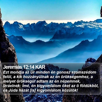 Jeremiás 12:14 KAR Bible Verse Image