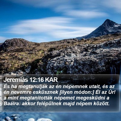 Jeremiás 12:16 KAR Bible Verse Image