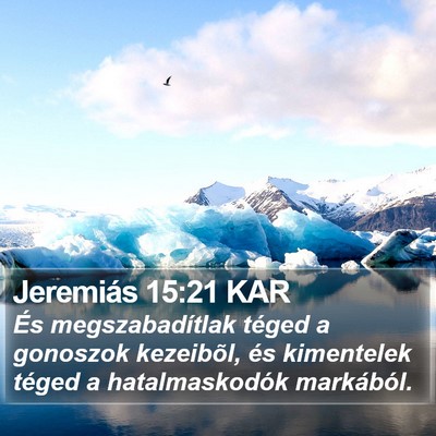 Jeremiás 15:21 KAR Bible Verse Image