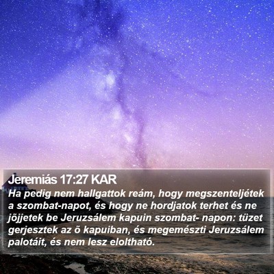 Jeremiás 17:27 KAR Bible Verse Image