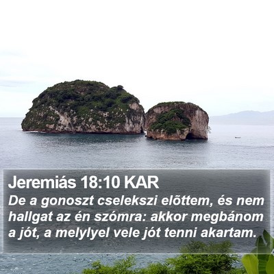 Jeremiás 18:10 KAR Bible Verse Image
