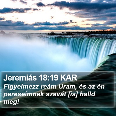 Jeremiás 18:19 KAR Bible Verse Image