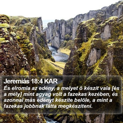 Jeremiás 18:4 KAR Bible Verse Image