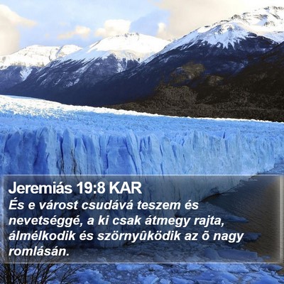 Jeremiás 19:8 KAR Bible Verse Image