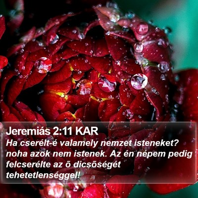 Jeremiás 2:11 KAR Bible Verse Image