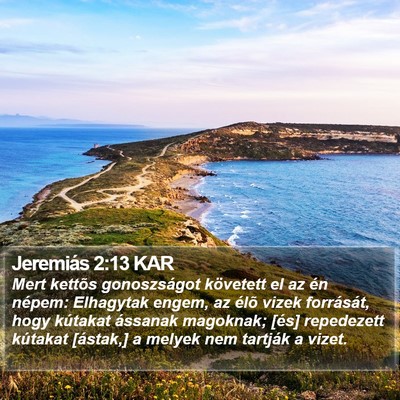 Jeremiás 2:13 KAR Bible Verse Image