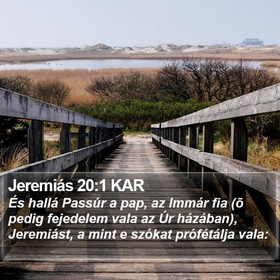 Jeremiás 20:1 KAR Bible Verse Image