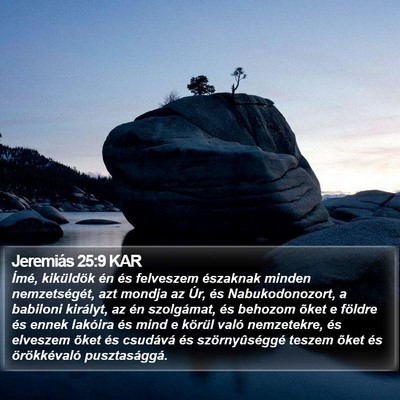 Jeremiás 25:9 KAR Bible Verse Image
