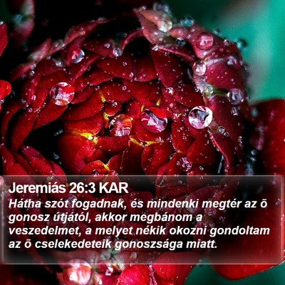 Jeremiás 26:3 KAR Bible Verse Image