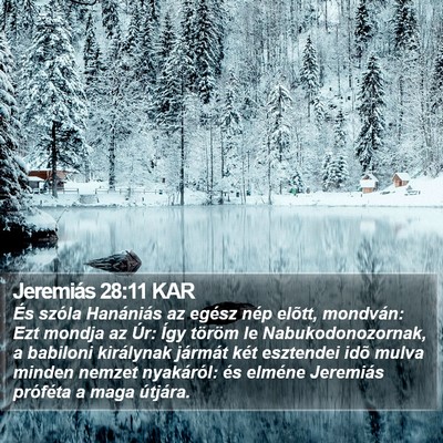 Jeremiás 28:11 KAR Bible Verse Image