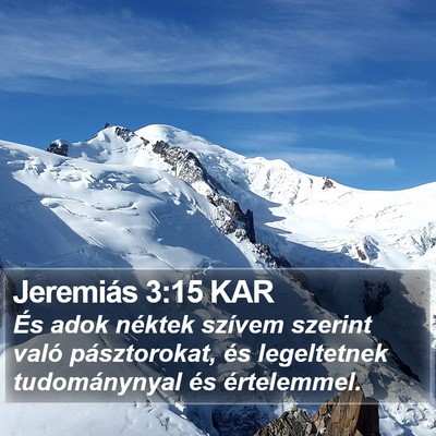 Jeremiás 3:15 KAR Bible Verse Image