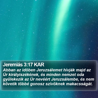 Jeremiás 3:17 KAR Bible Verse Image