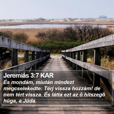 Jeremiás 3:7 KAR Bible Verse Image