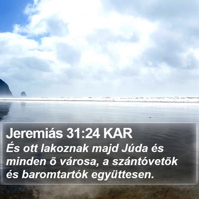 Jeremiás 31:24 KAR Bible Verse Image