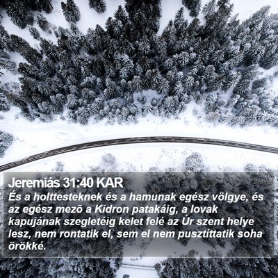 Jeremiás 31:40 KAR Bible Verse Image