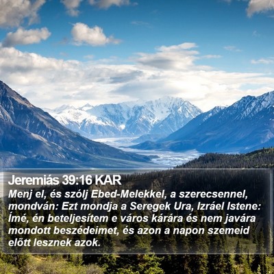 Jeremiás 39:16 KAR Bible Verse Image