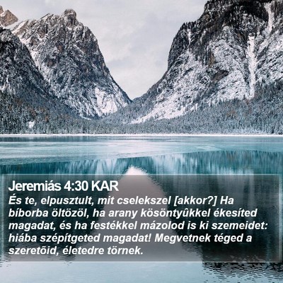 Jeremiás 4:30 KAR Bible Verse Image