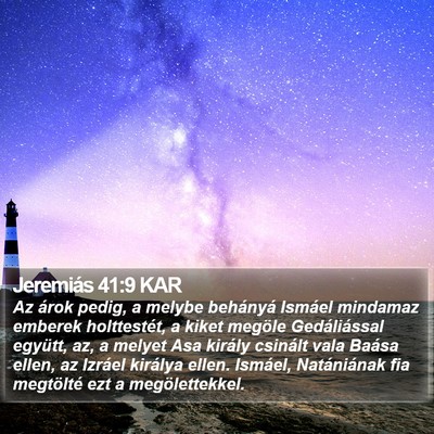 Jeremiás 41:9 KAR Bible Verse Image