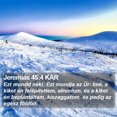Jeremiás 45:4 KAR Bible Verse Image