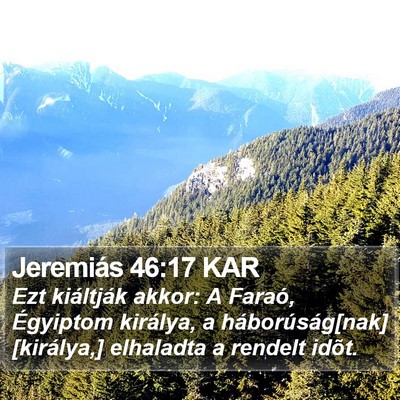 Jeremiás 46:17 KAR Bible Verse Image