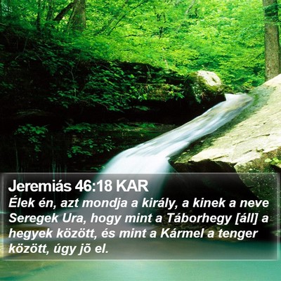 Jeremiás 46:18 KAR Bible Verse Image
