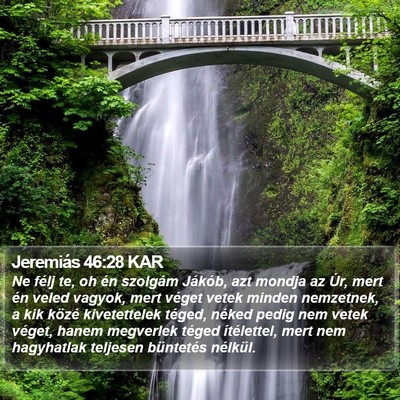 Jeremiás 46:28 KAR Bible Verse Image