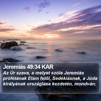 Jeremiás 49:34 KAR Bible Verse Image