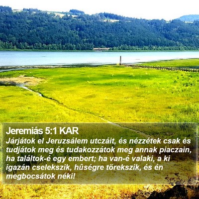 Jeremiás 5:1 KAR Bible Verse Image
